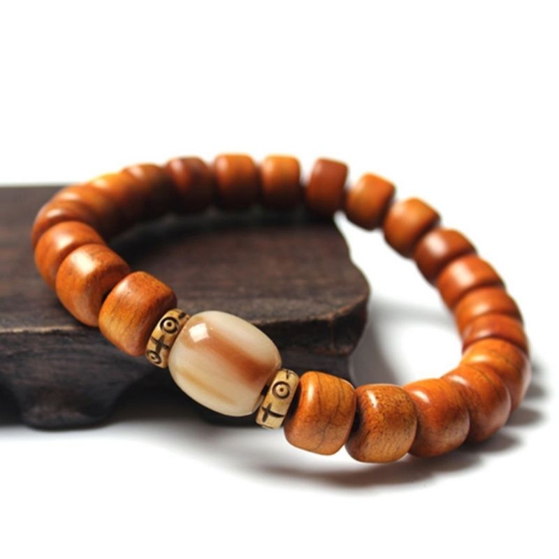 Tibetan Guardian Spirit Natural Yak Bone Bracelet