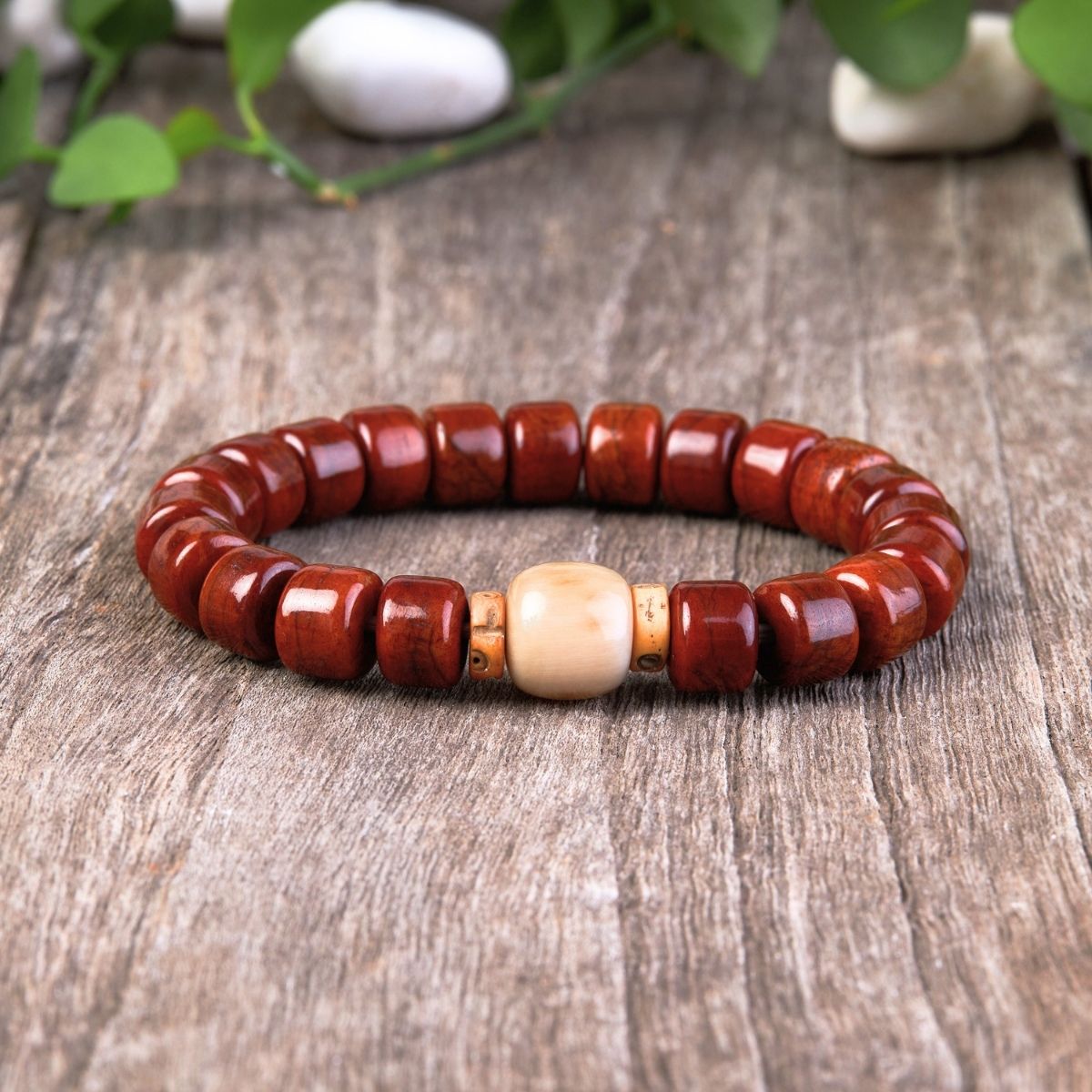 Tibetan Guardian Spirit Natural Yak Bone Bracelet
